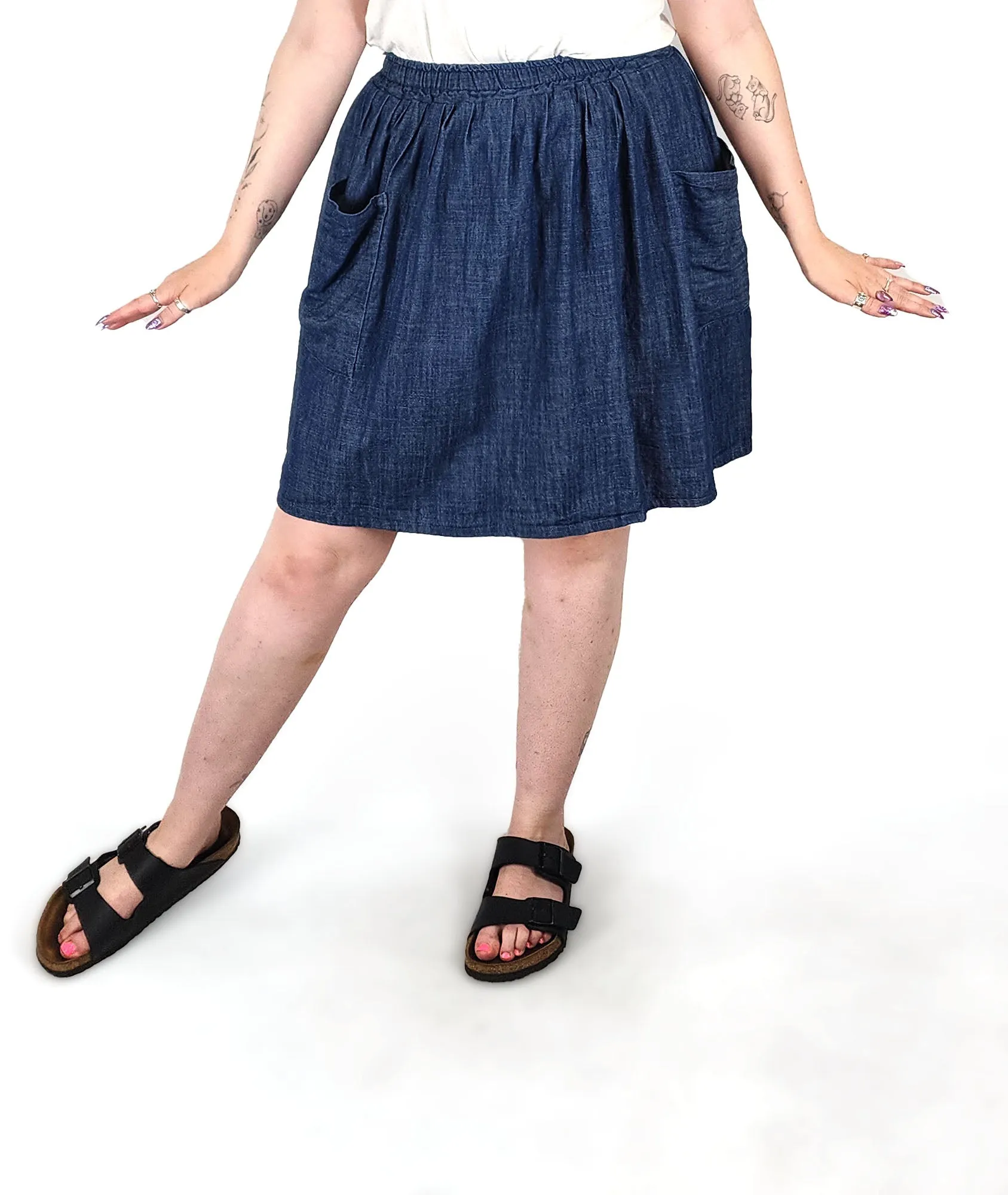 Rummage Style denim skirt size 12