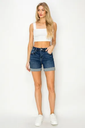 Ruthie HIGH RISE CUFFED SHORTS