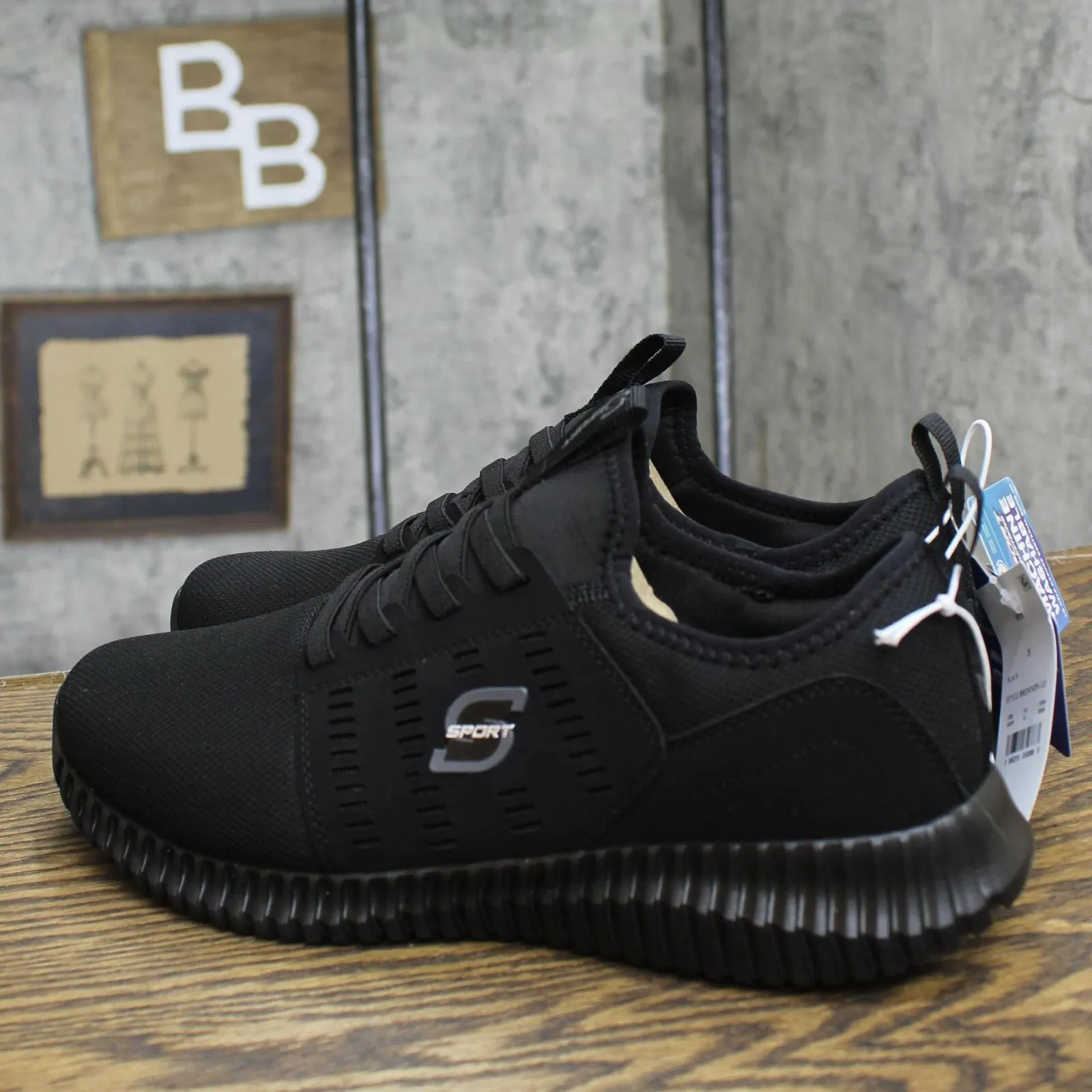 S Sport By Skechers Men's Brennen 2.0 Sneakers 84272498 Black 8
