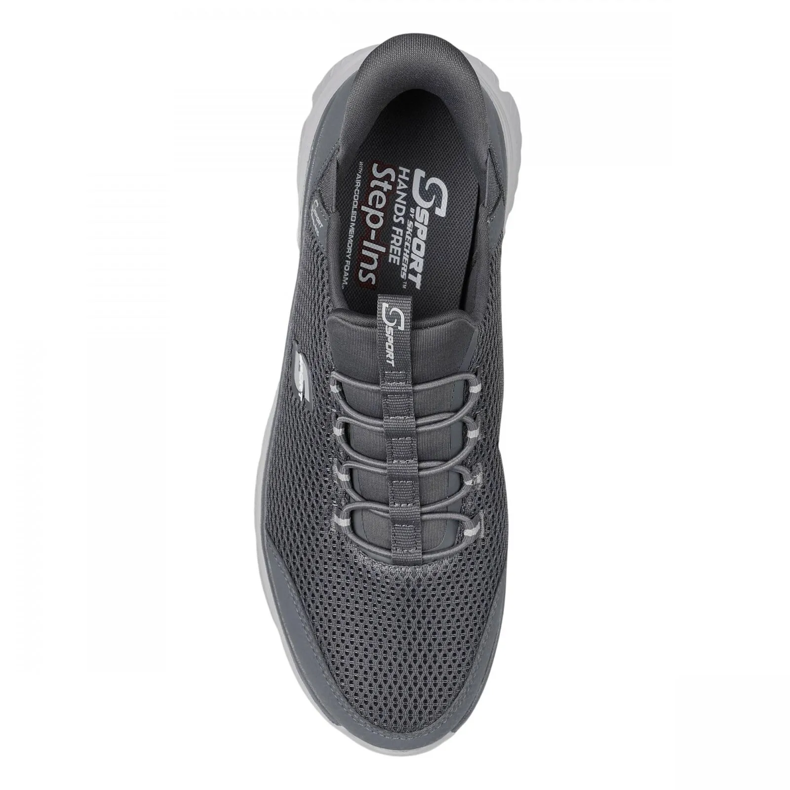 S Sport By Skechers Mens Moralis Step In Elastic Sneakers 90972062 Gray 8