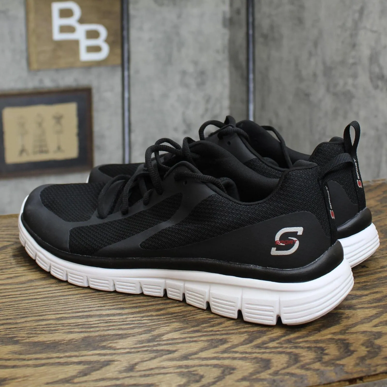 S Sport By Skechers Men's Reiff 3.0 Sneakers 86822067 Black 11.5