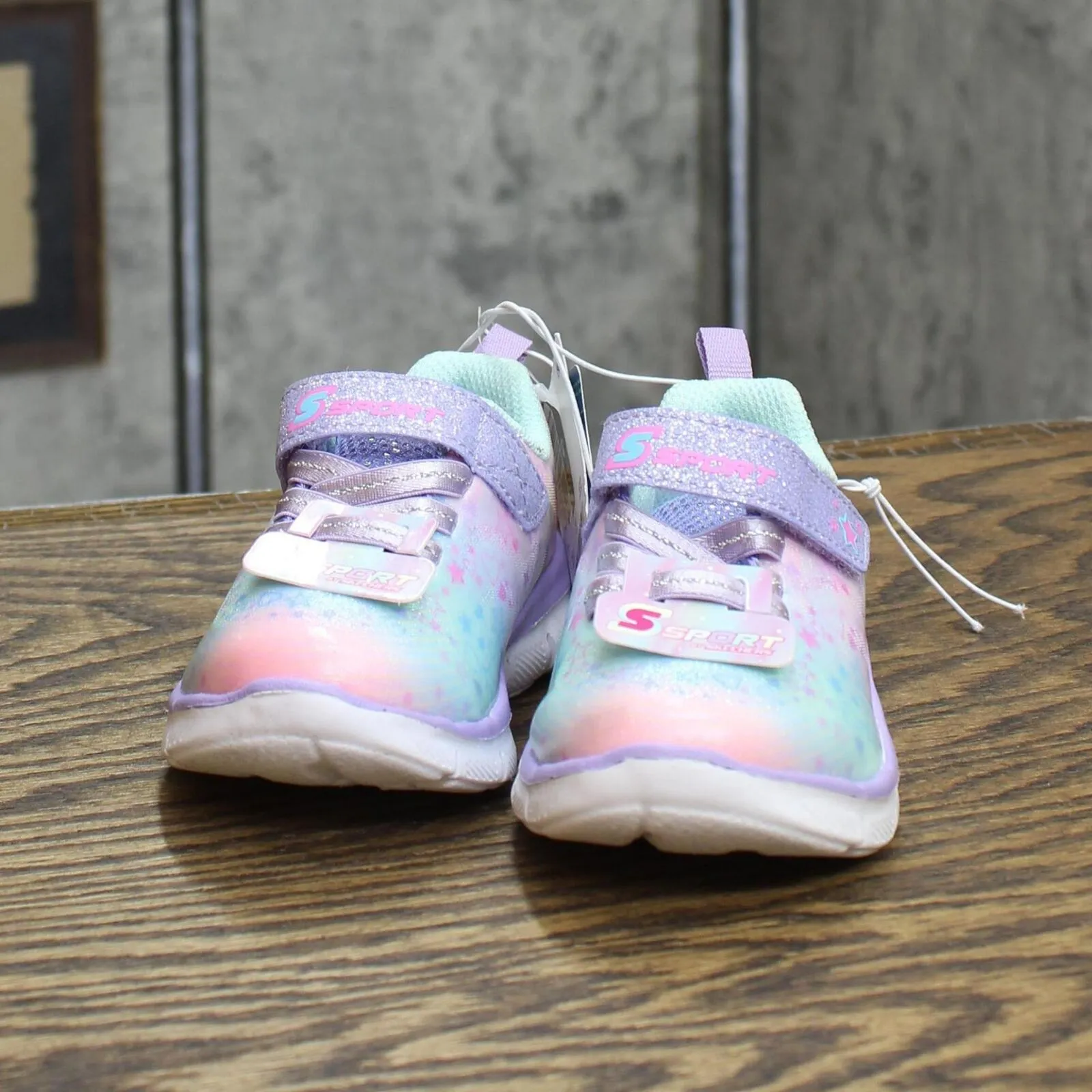 S Sport By Skechers Toddler Girls Kimie Tie-Dye Sneakers Purple Multi 5T