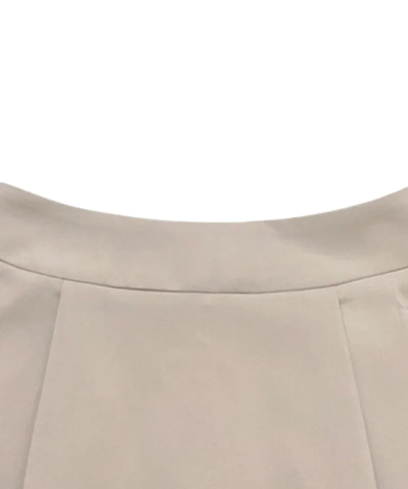 [Sample Sale] Q.C PLAY: Pintuck Pocket A-Line Balloon Skirt [Inner Pants Built-in] - 2colors