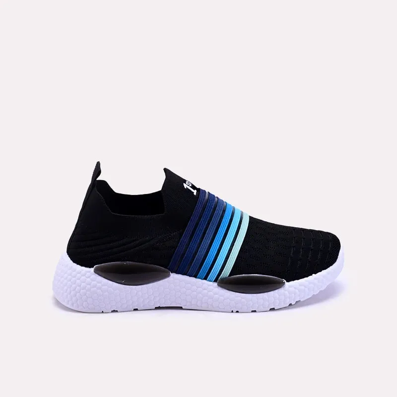 Saphira Black Slip On Sneakers 0440757