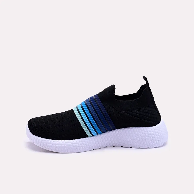 Saphira Black Slip On Sneakers 0440757