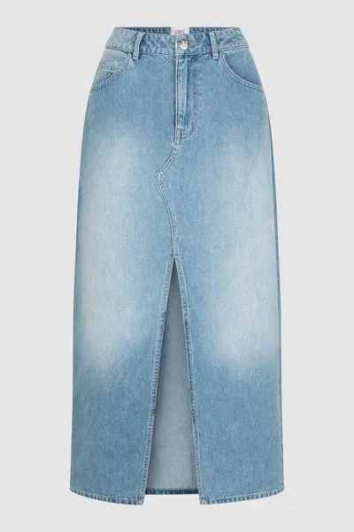 Second Female Dustine Skirt - Denim Blue