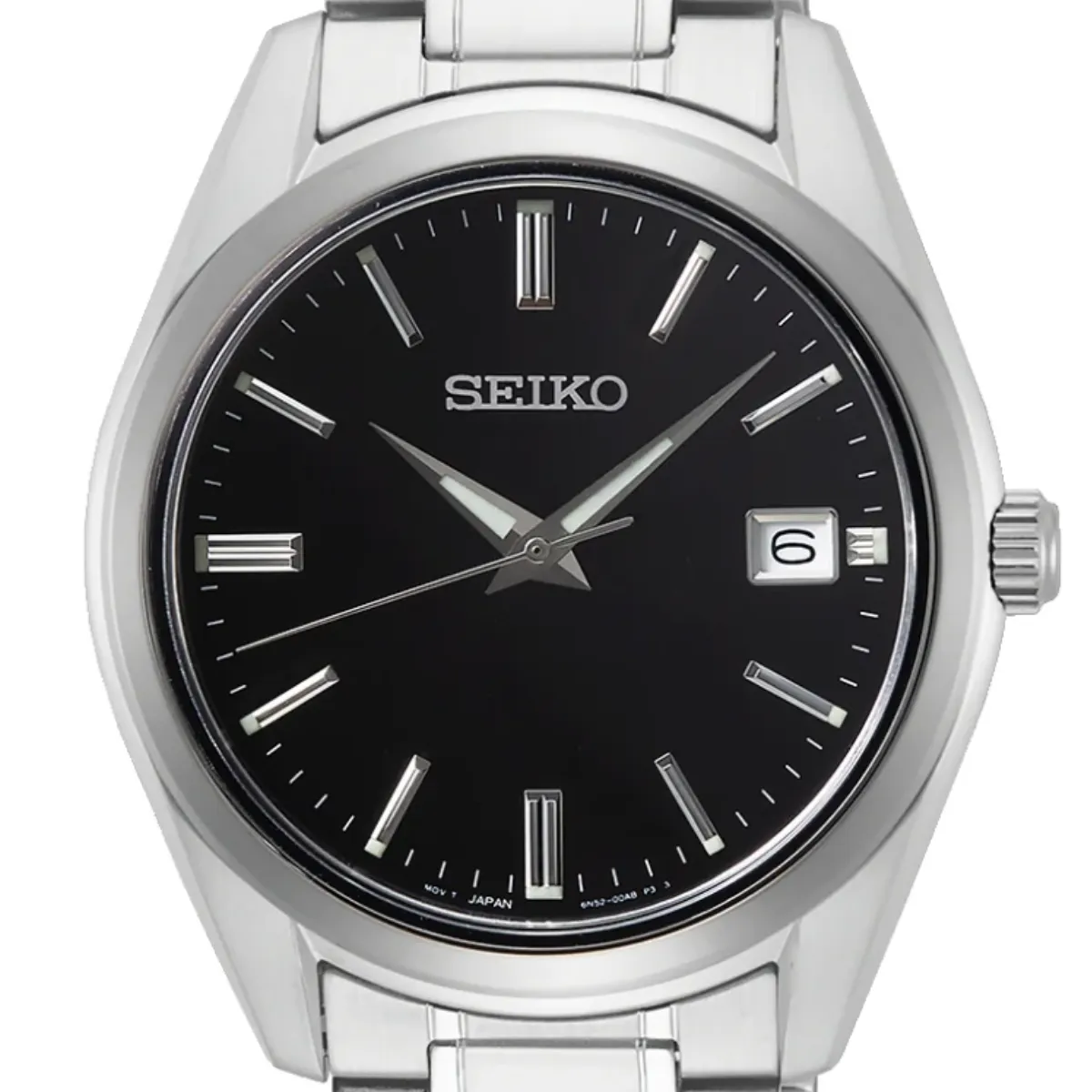Seiko SUR311P1 Classic Quartz: Timeless Black Dial Steel