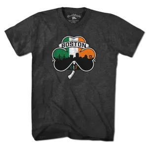 Shamrock Coat Of Arms T-Shirt | Unisex / M / Charcoal