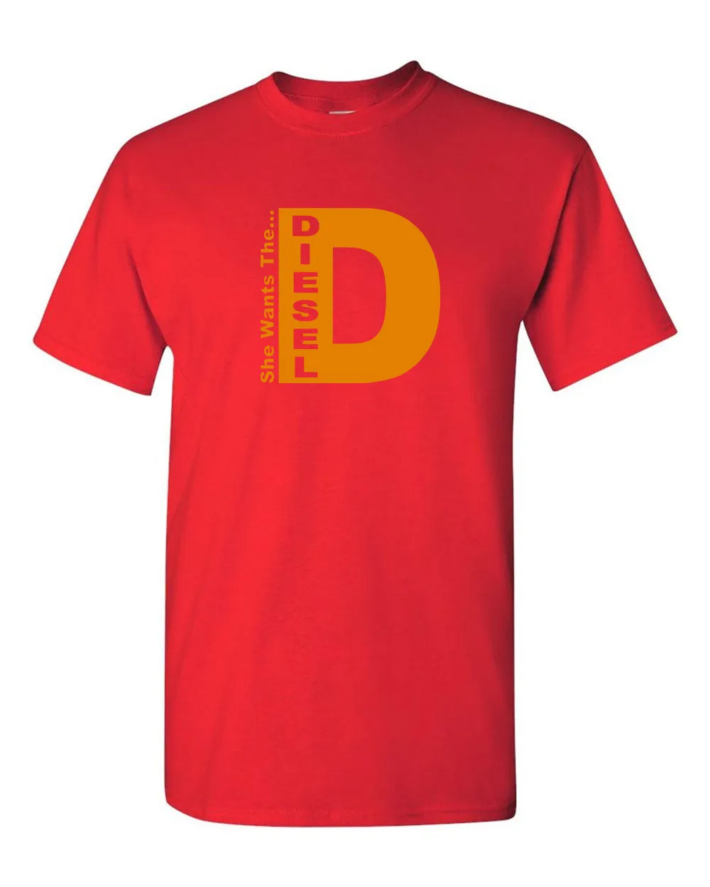 She Wants The D Diesel Funny Mens T Shirt Mechanic Tee Z2