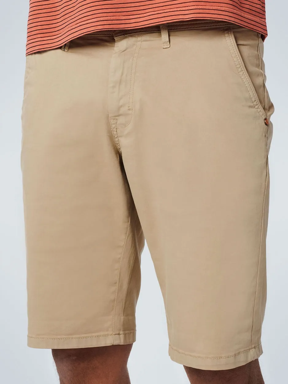 Short Chino Garment Dyed Twill Stretch | Sand