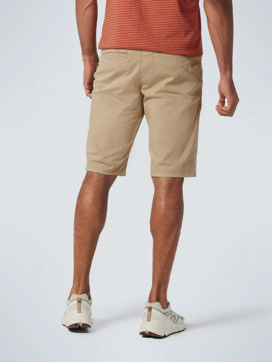 Short Chino Garment Dyed Twill Stretch | Sand