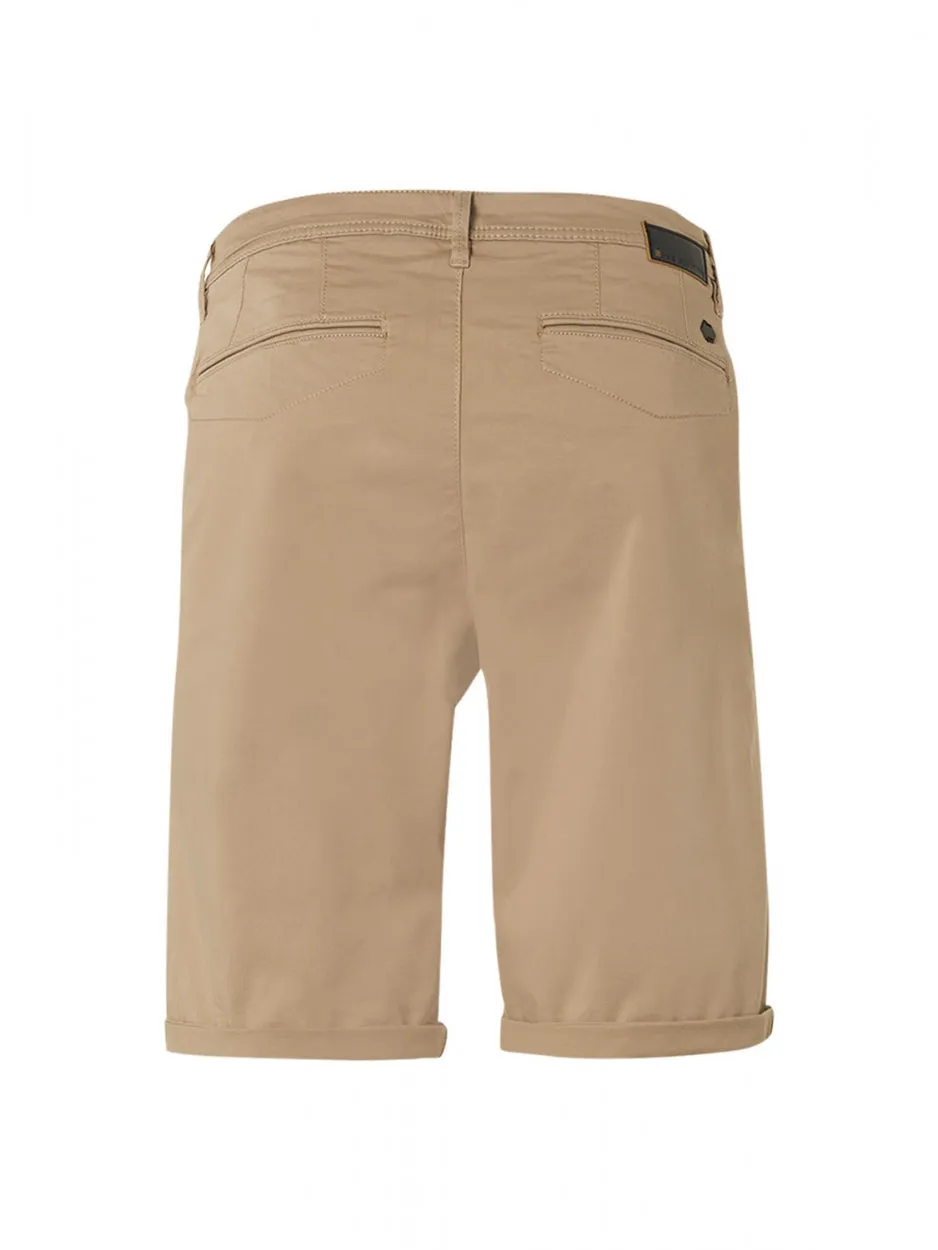 Short Chino Garment Dyed Twill Stretch | Sand