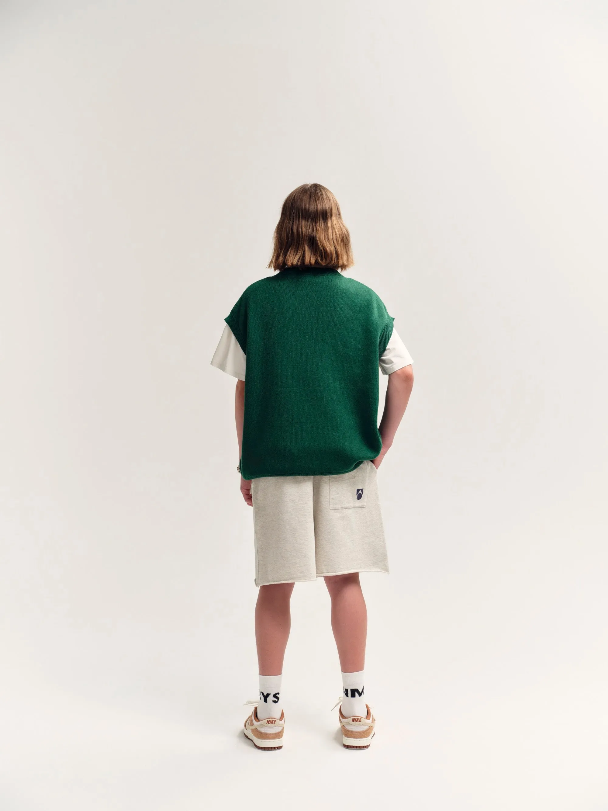 Skate Short - Ecru Melange