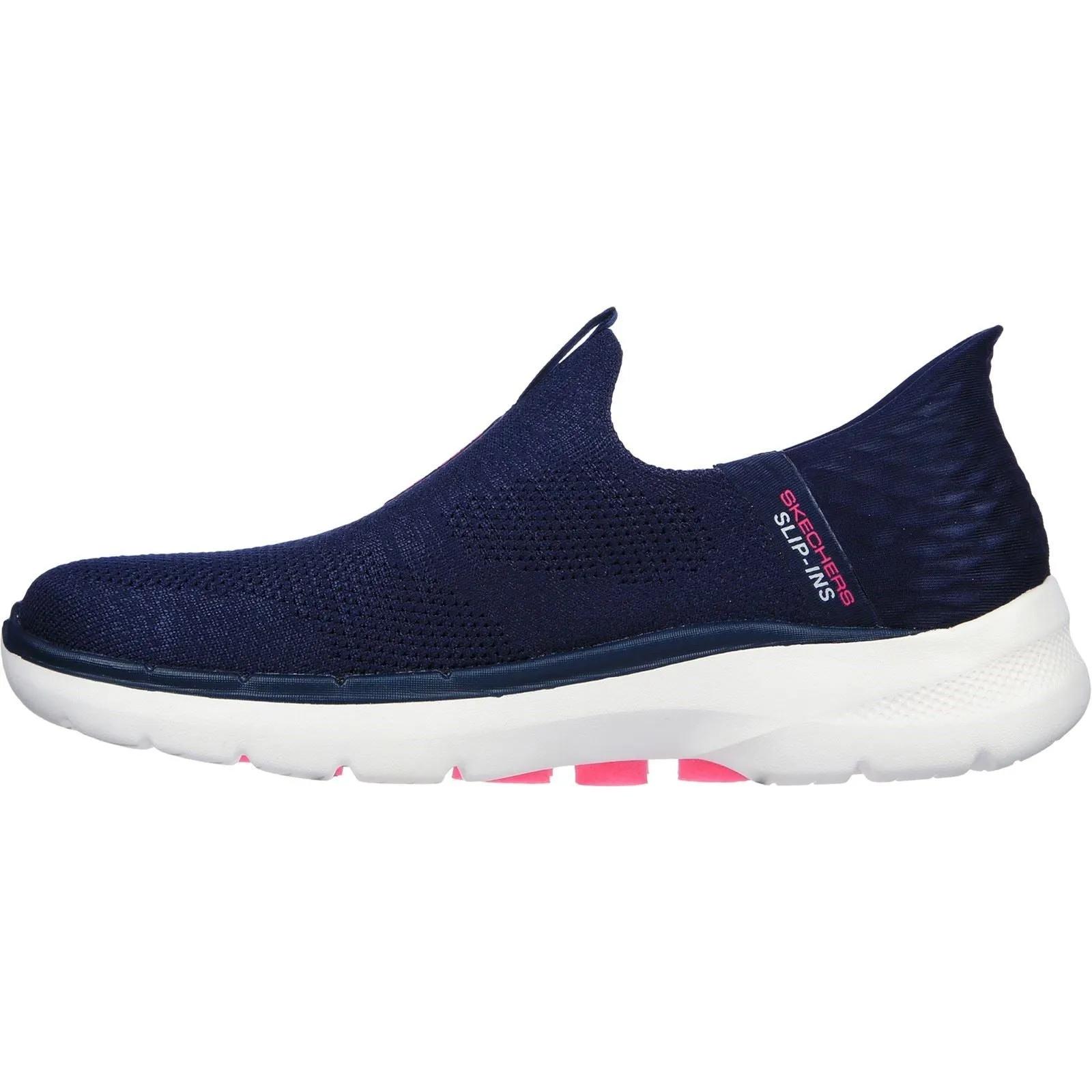 Skechers 124569 Slip-ins GO WALK 6 Fabulous View Sneakers für Damen, weite Passform, Marineblau