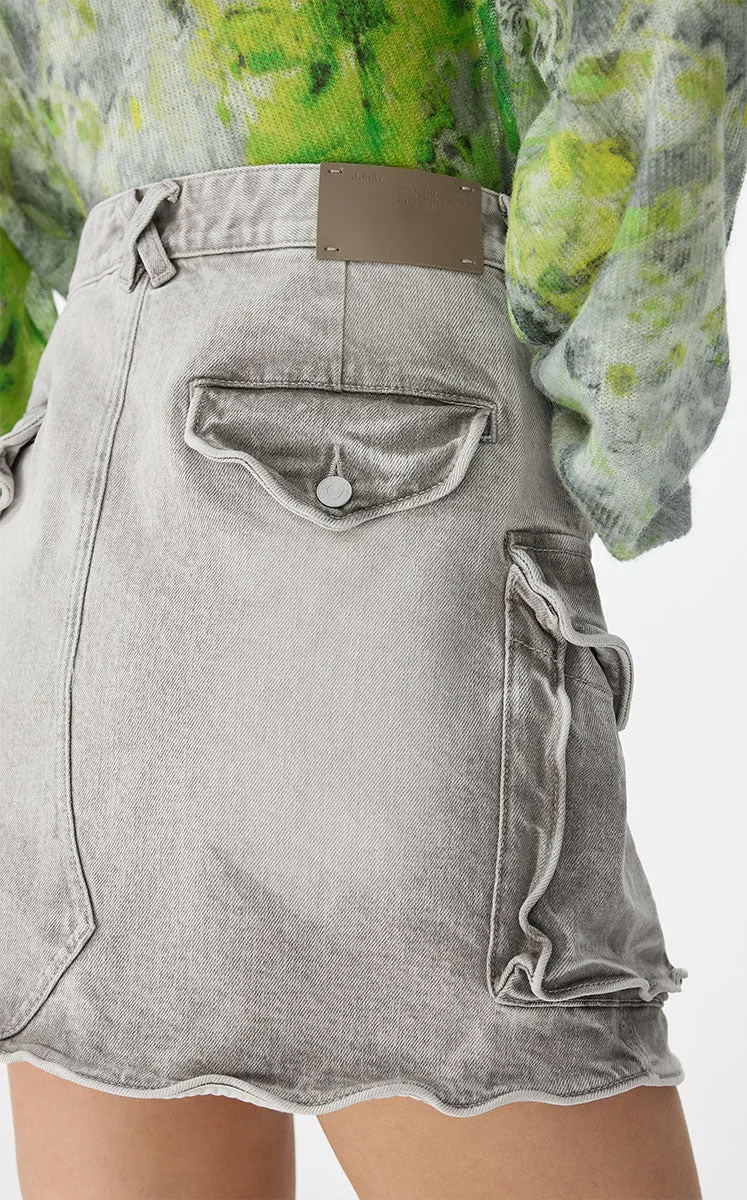 Skirt / JNBY A-Line Denim Mini Skirt
