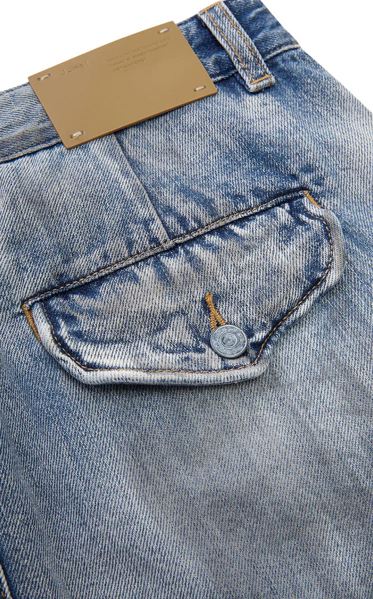 Skirt / JNBY A-Line Denim Mini Skirt