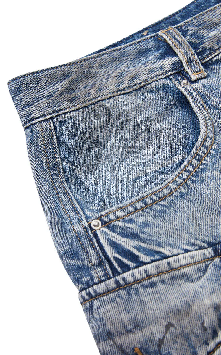 Skirt / JNBY A-Line Denim Mini Skirt
