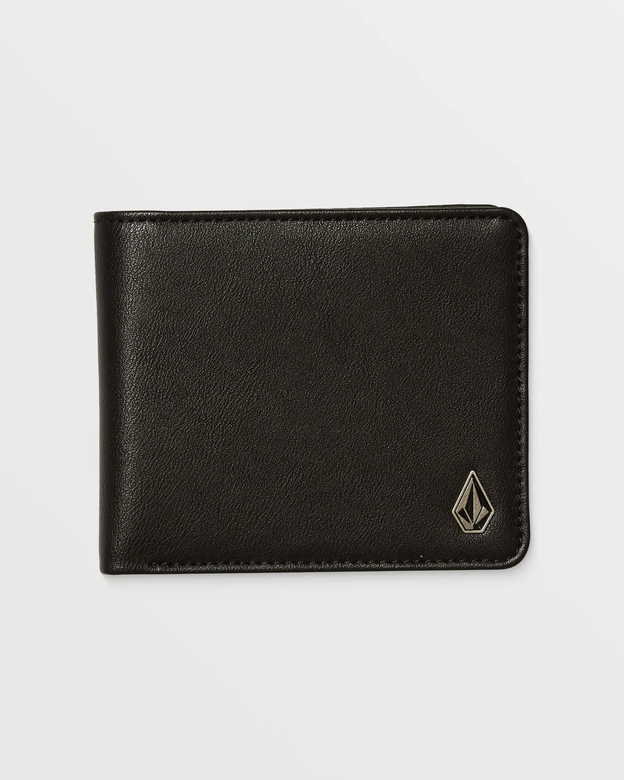 Slim Stone Large Wallet - BLACK