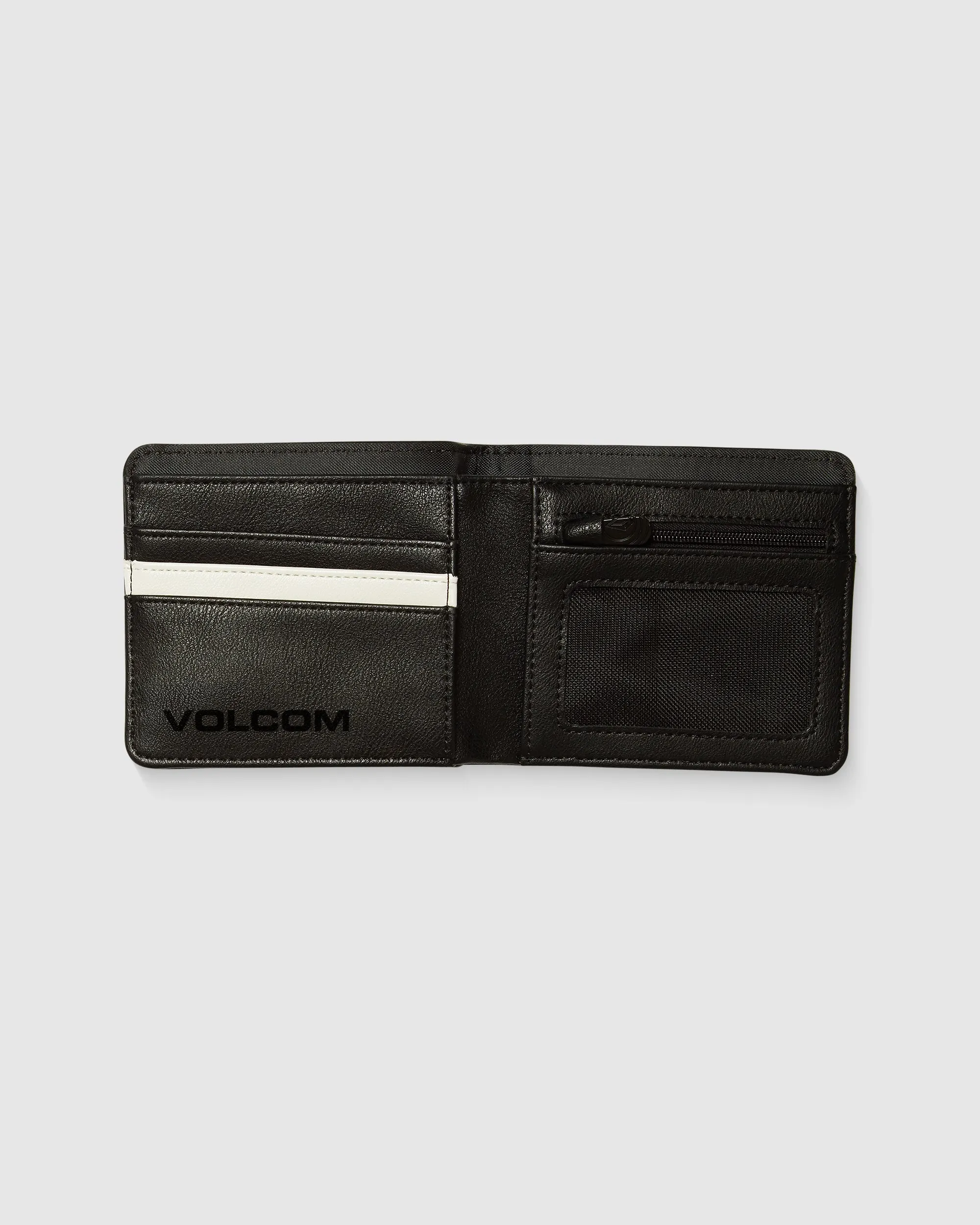 Slim Stone Large Wallet - BLACK