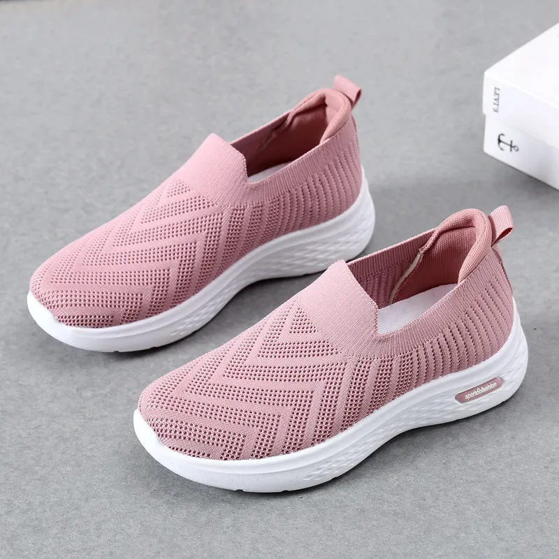 Slip-On Mesh Walking Shoes