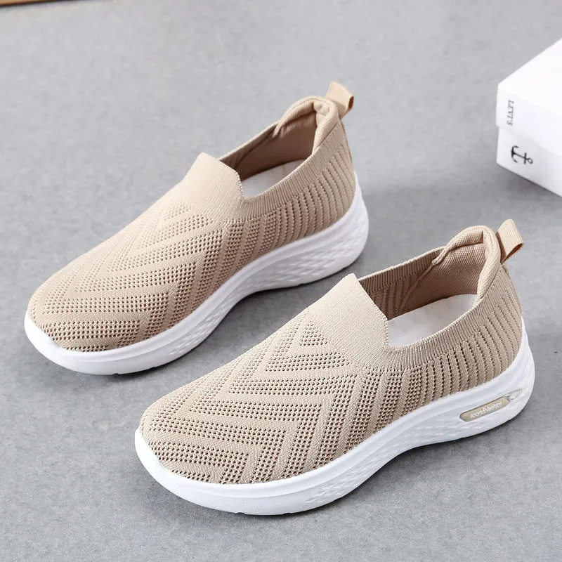 Slip-On Mesh Walking Shoes