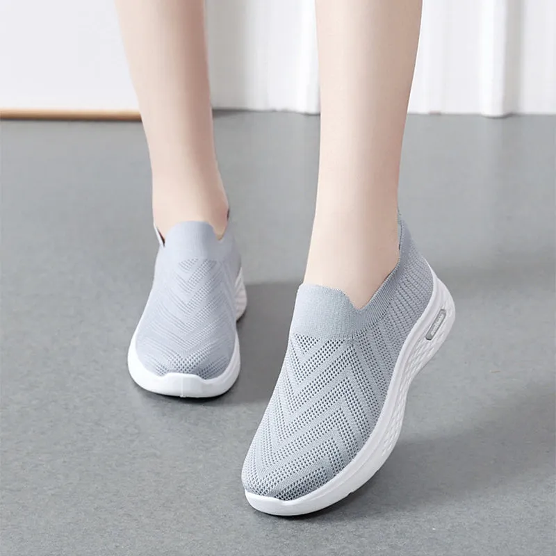 Slip-On Mesh Walking Shoes