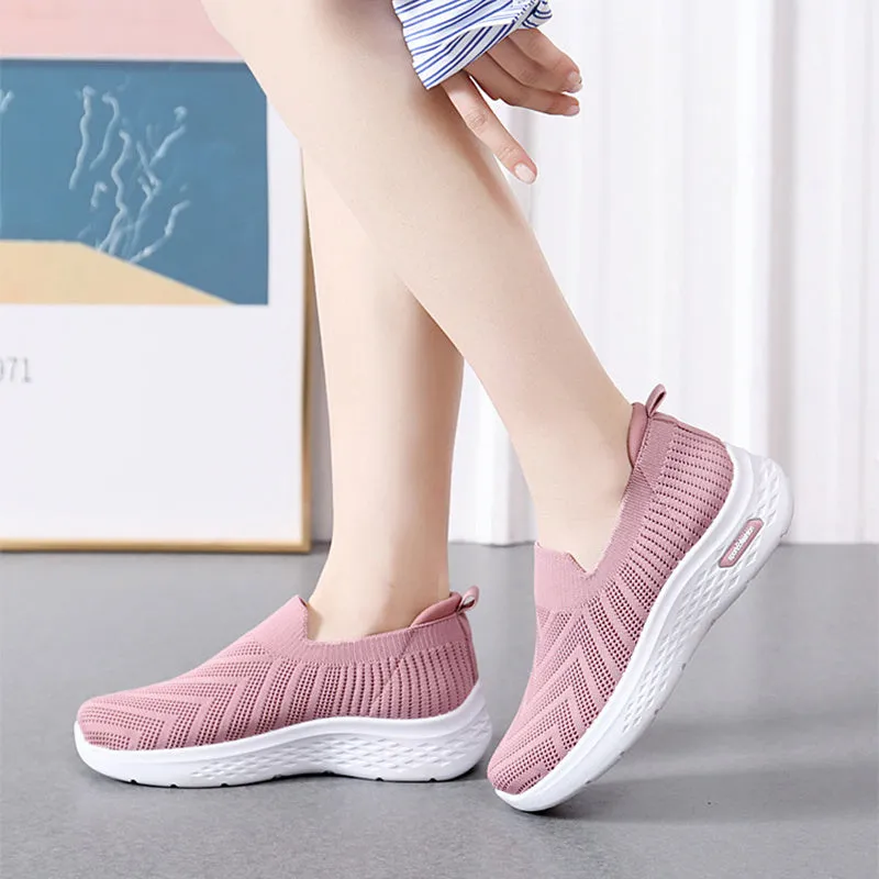 Slip-On Mesh Walking Shoes