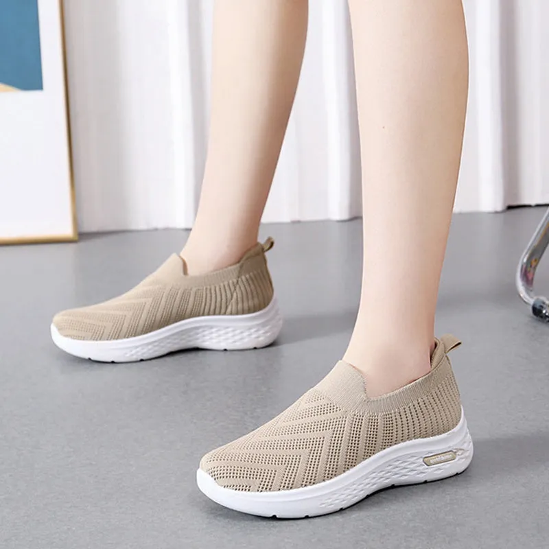 Slip-On Mesh Walking Shoes