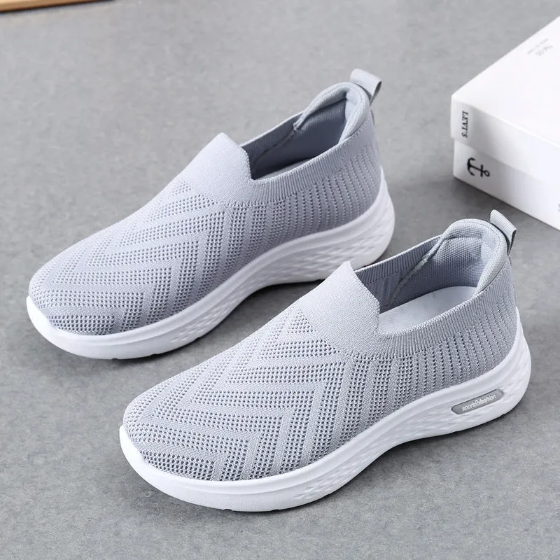 Slip-On Mesh Walking Shoes