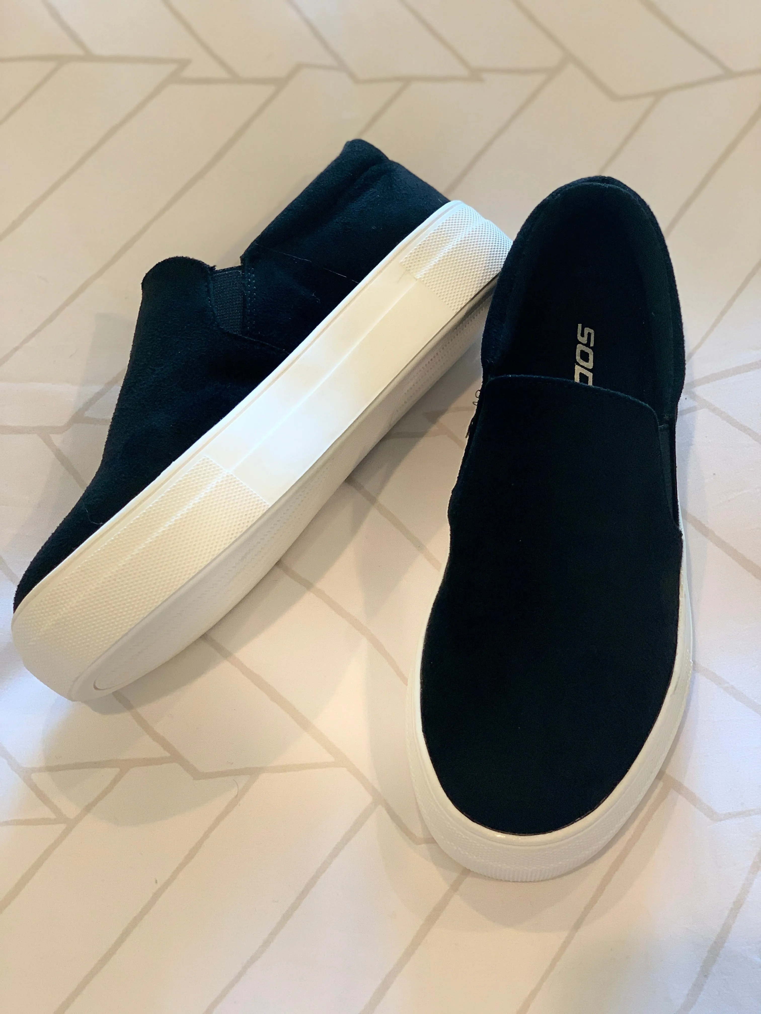 Slip-On Sneakers - Black