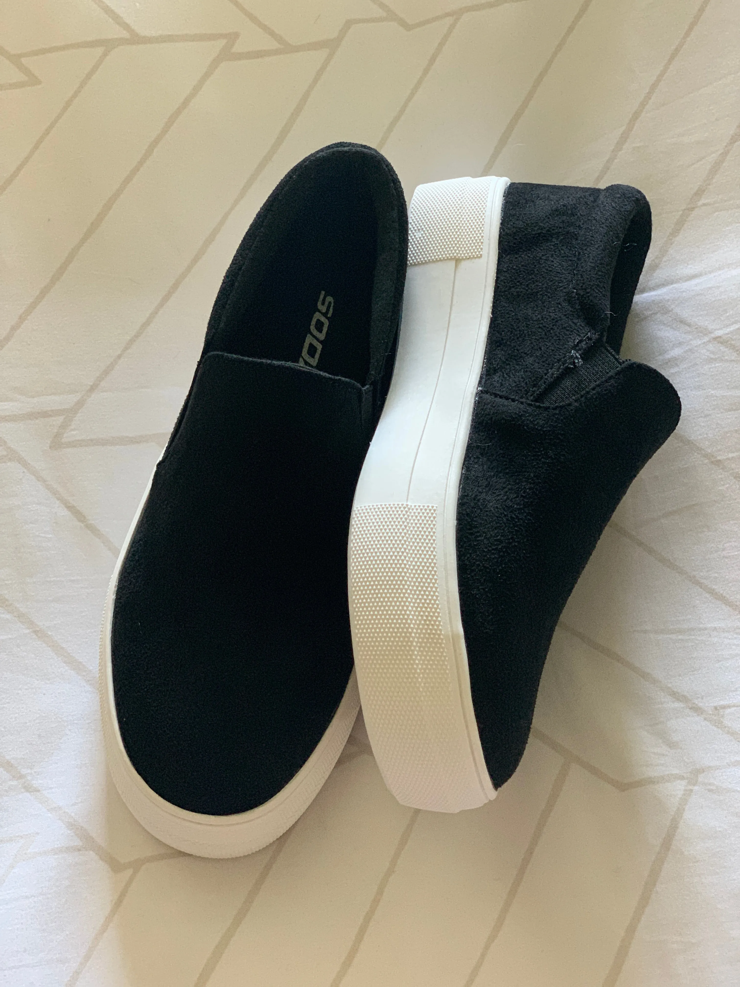 Slip-On Sneakers - Black