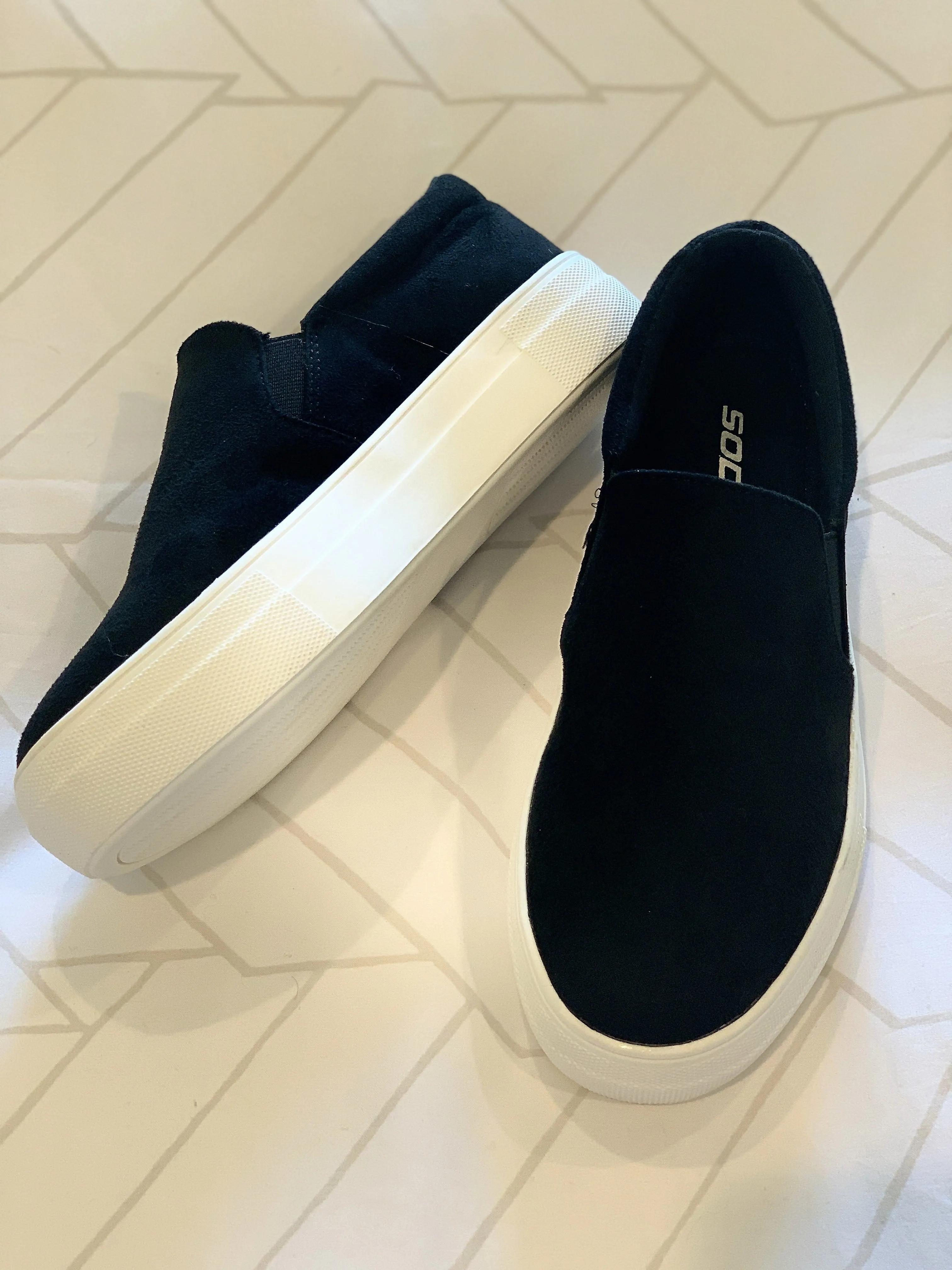 Slip-On Sneakers - Black