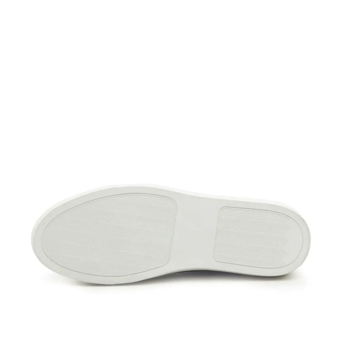 Sneakers Slip On en cuir blanc - Semelles Blanches