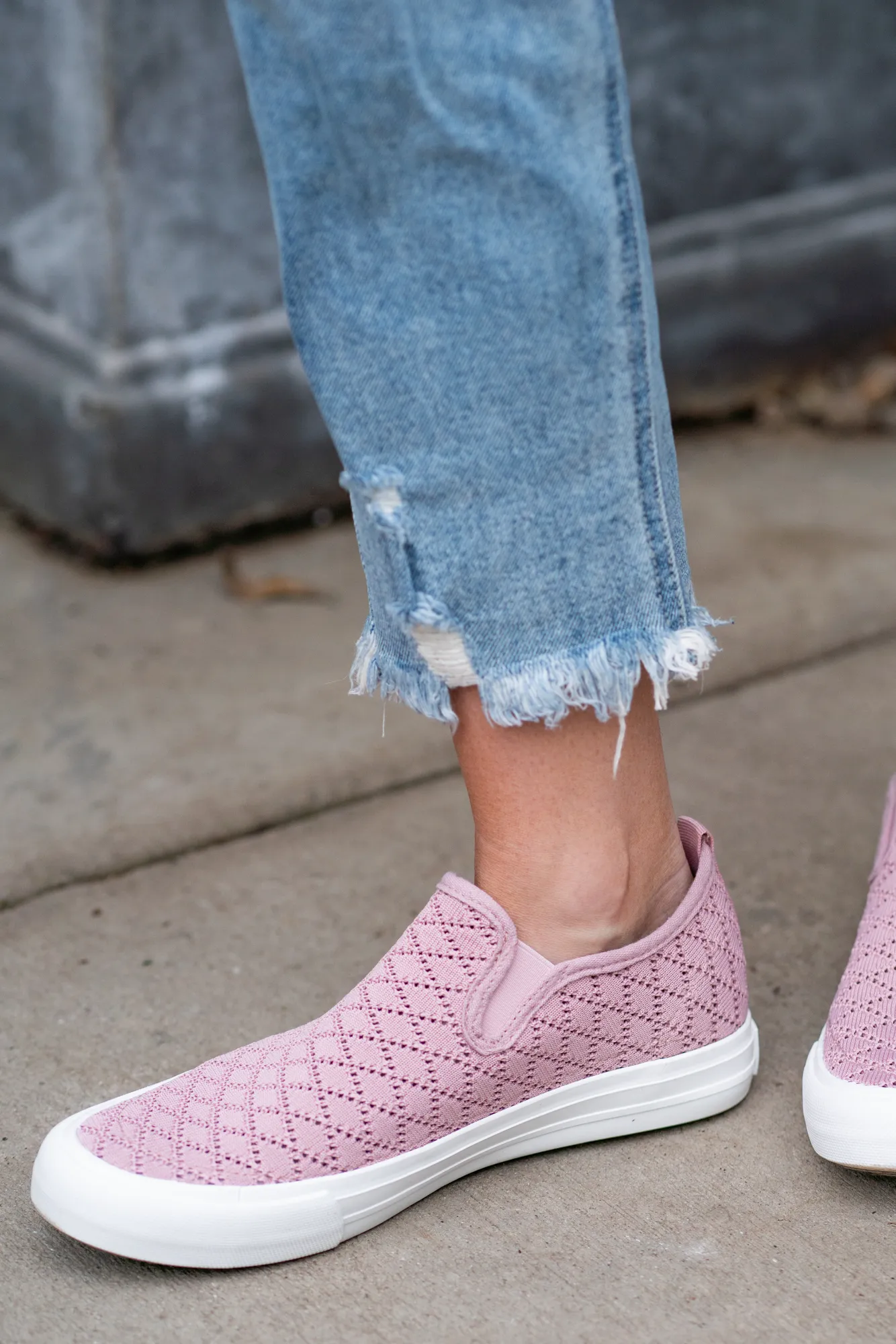 So Fly Slip On Sneakers Pink