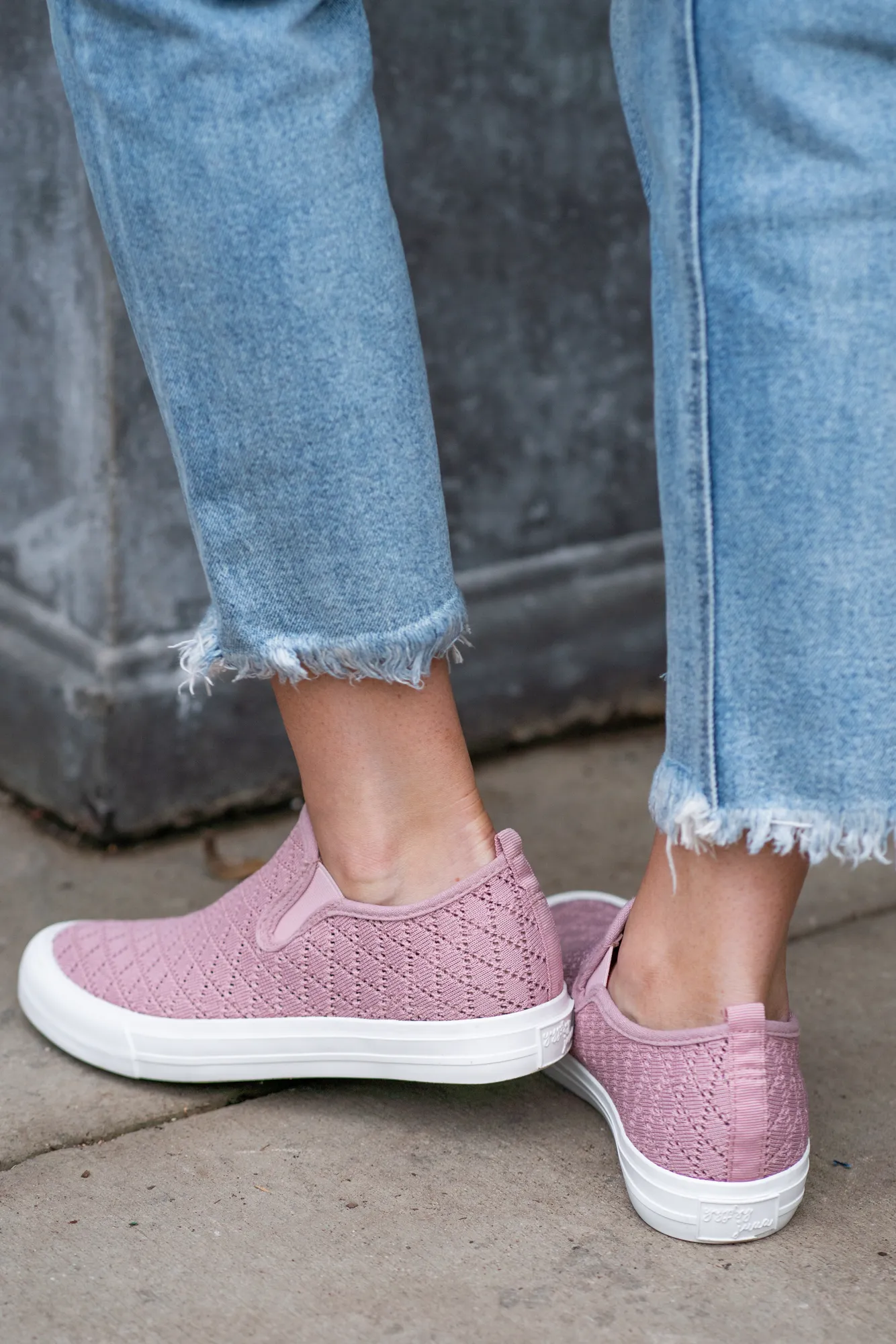 So Fly Slip On Sneakers Pink