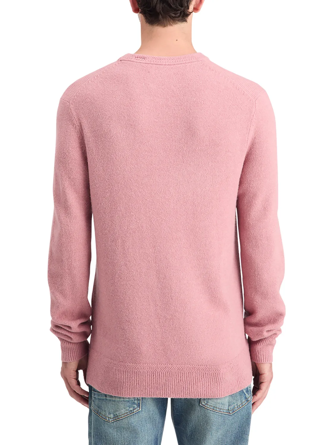 Soft Crew Neck Knit - Cadillac Pink