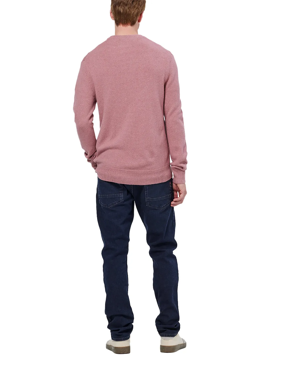 Soft Crew Neck Knit - Cadillac Pink
