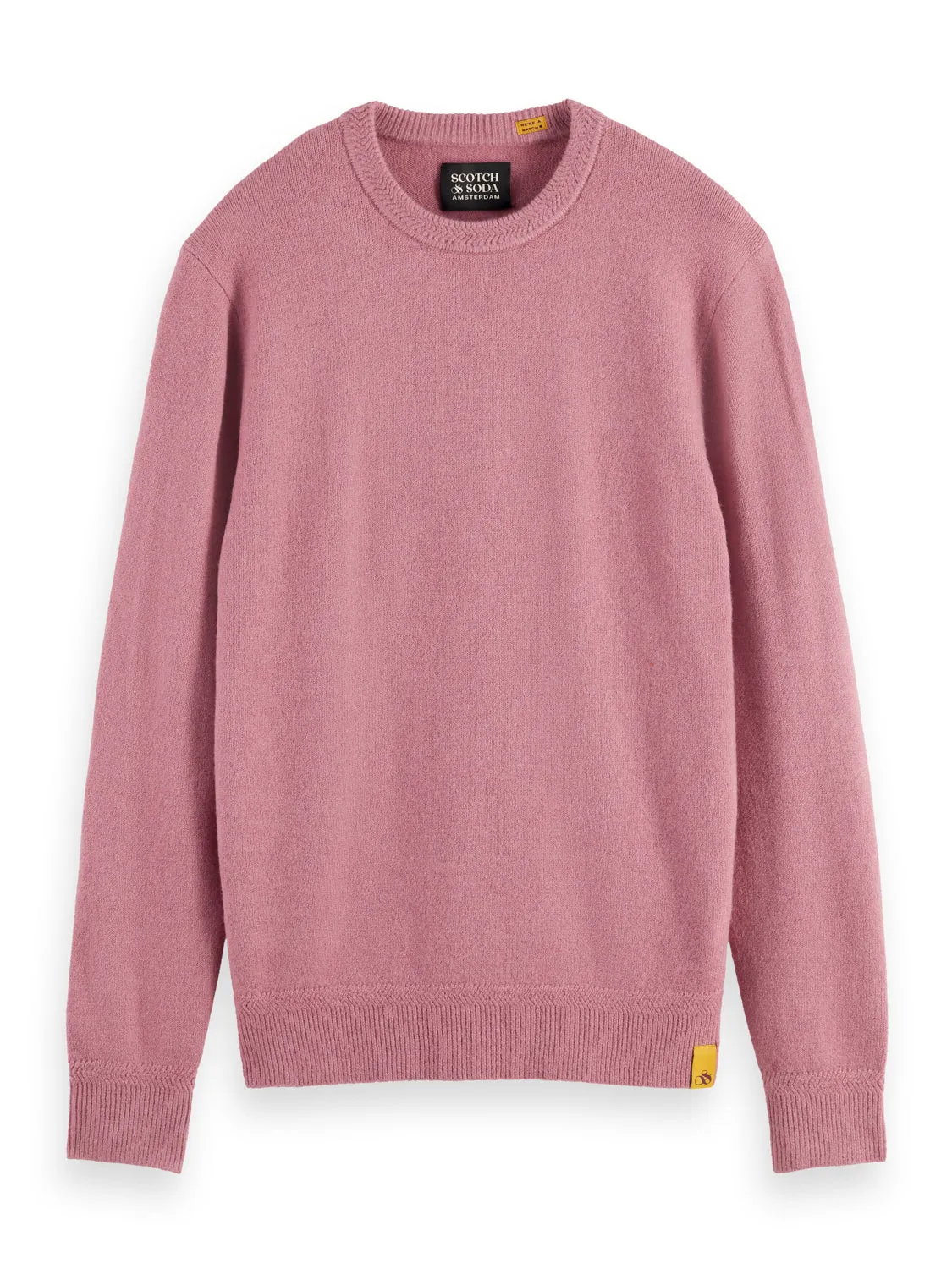Soft Crew Neck Knit - Cadillac Pink