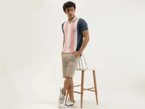 Solid Slim Fit Chino Shorts