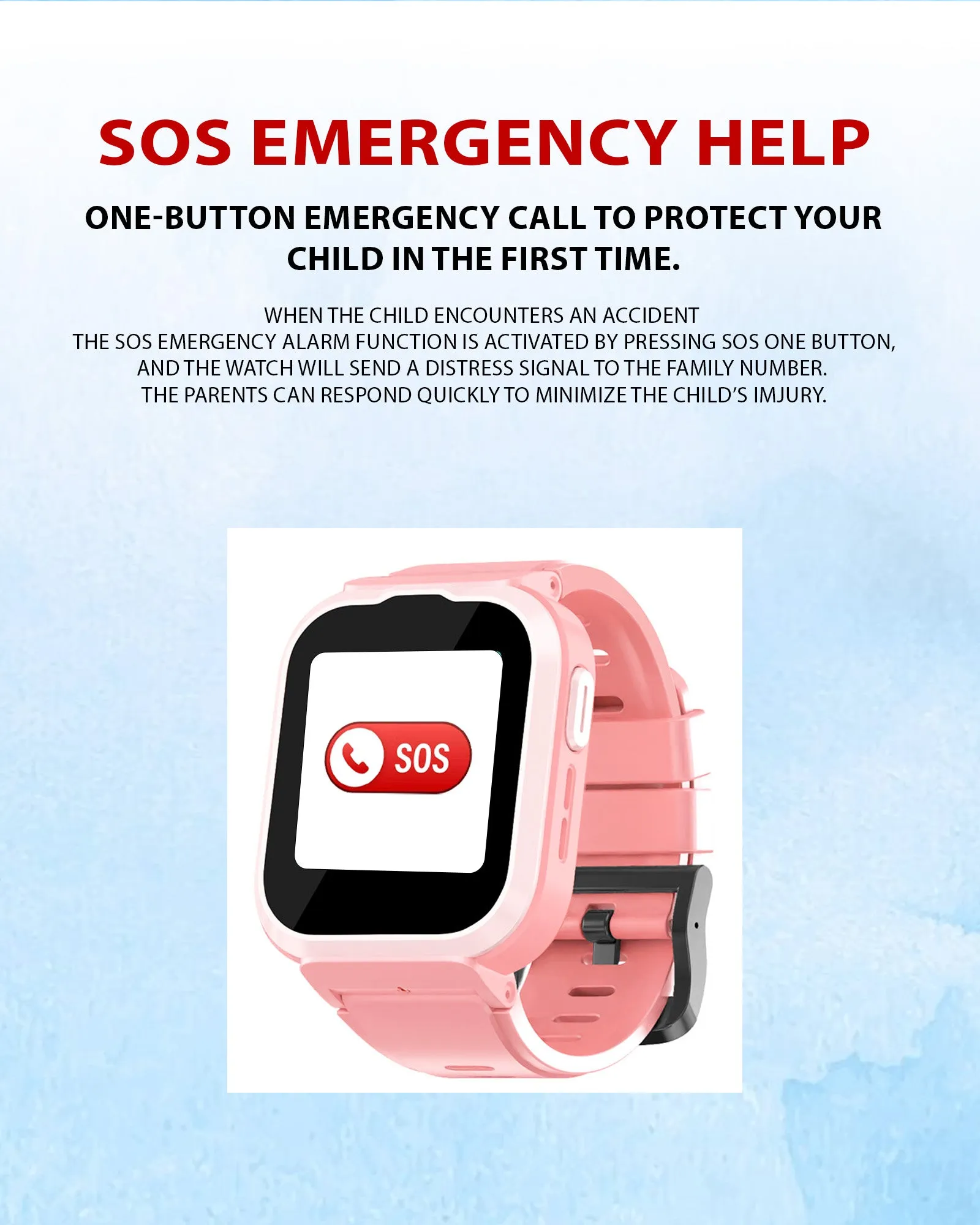 Spiky Cyclops 4g Video & Voice Calling Dewatering Waterproof Kids Smartwatch Printed strap - Camo