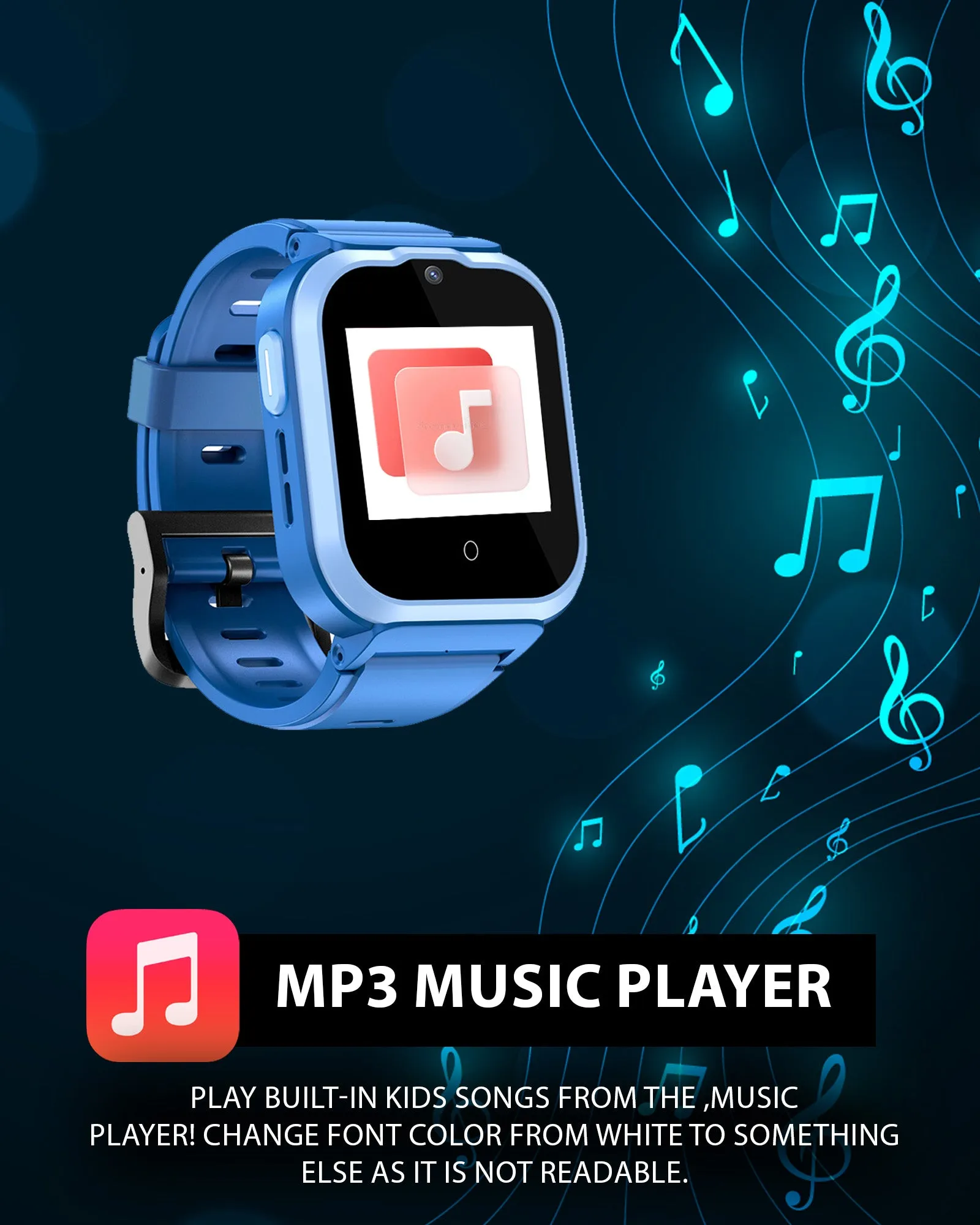Spiky Cyclops 4g Video & Voice Calling Dewatering Waterproof Kids Smartwatch Printed strap - Camo