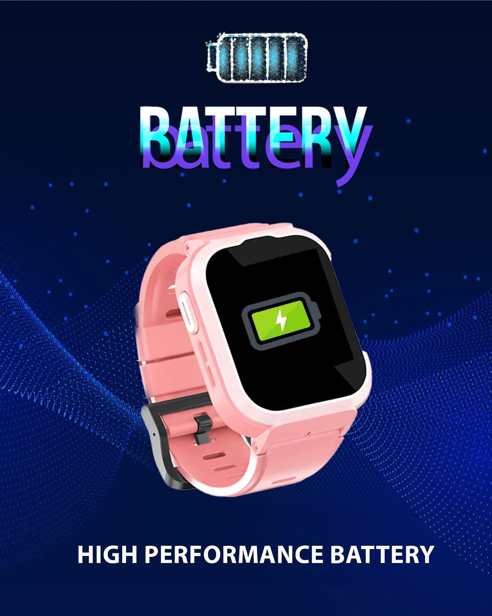 Spiky Cyclops 4g Video & Voice Calling Dewatering Waterproof Kids Smartwatch Printed strap - Camo