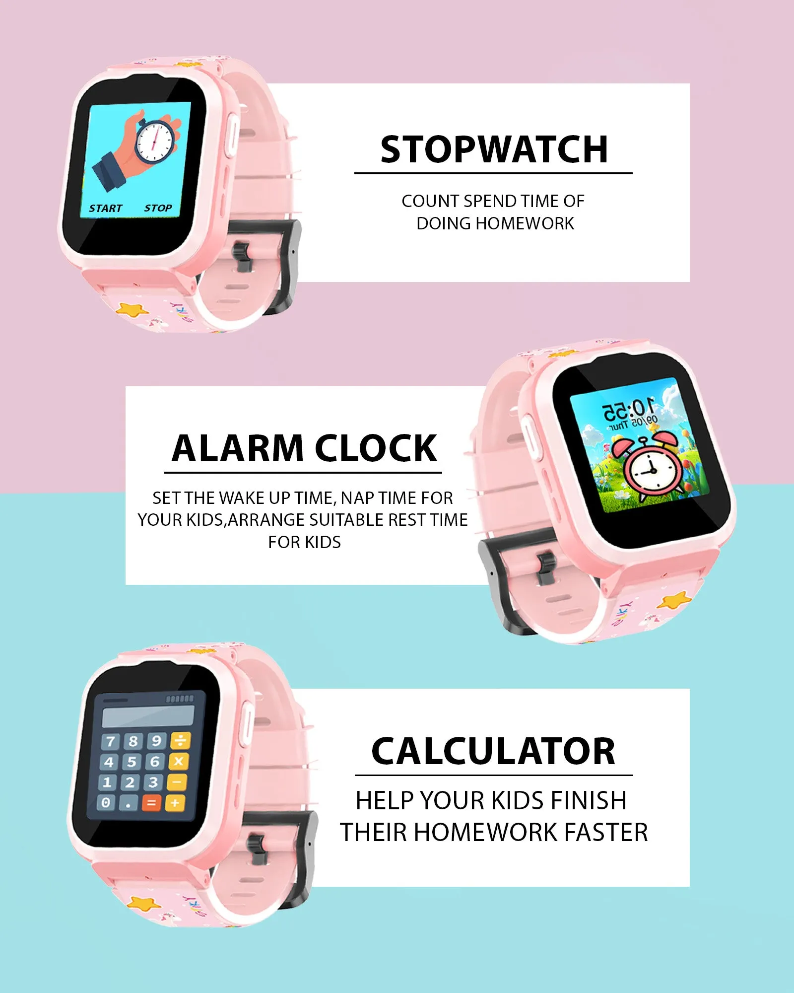 Spiky Cyclops 4g Video & Voice Calling Dewatering Waterproof Kids Smartwatch Printed strap - Camo