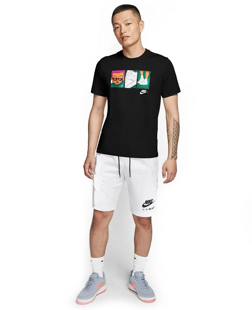 Sportswear Manga T-Shirt Black