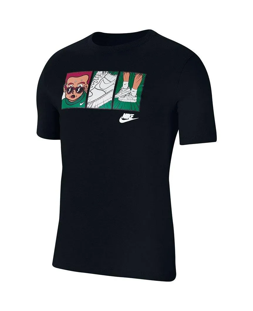 Sportswear Manga T-Shirt Black