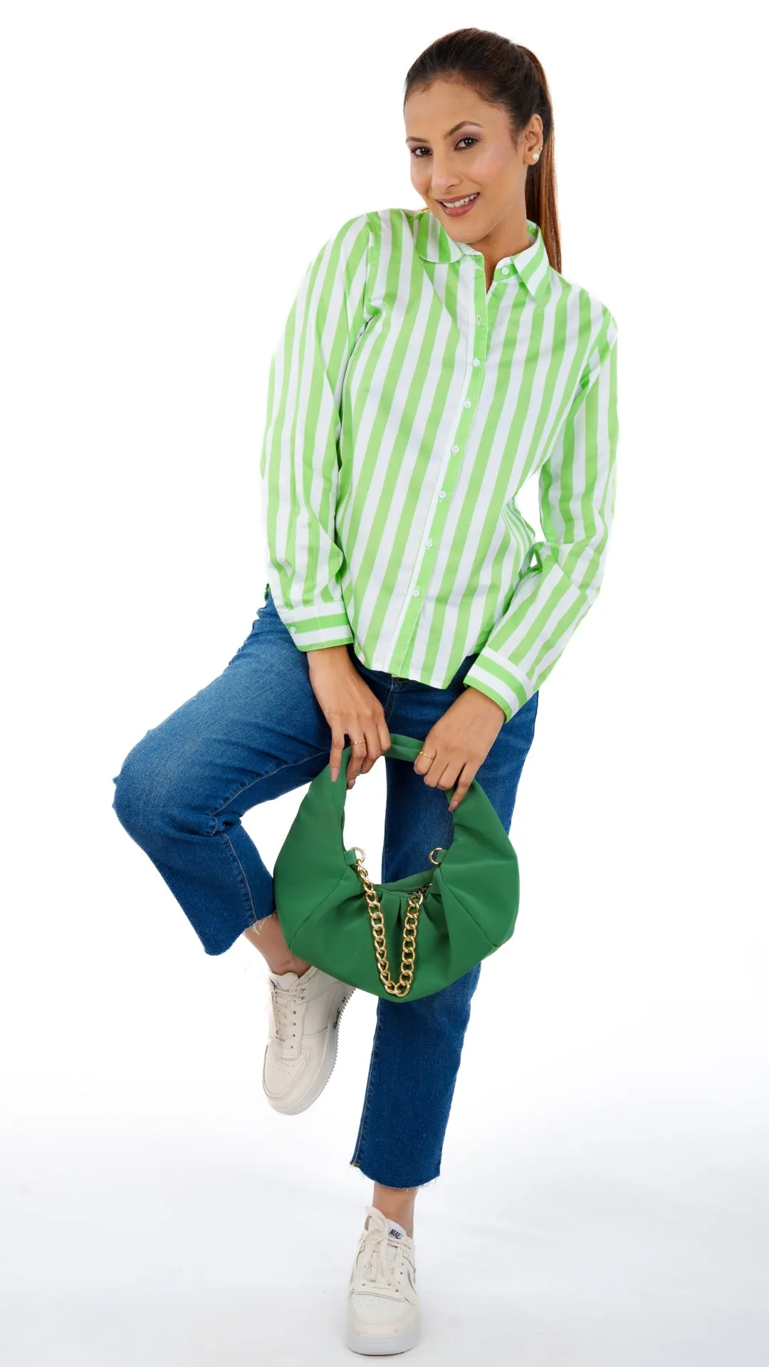 Spring Green Stripes