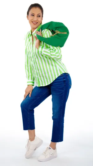Spring Green Stripes