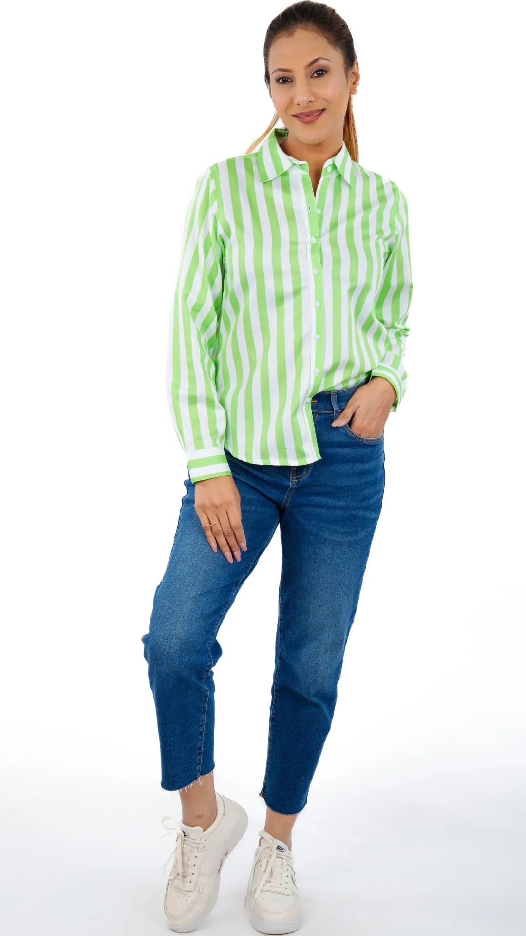 Spring Green Stripes