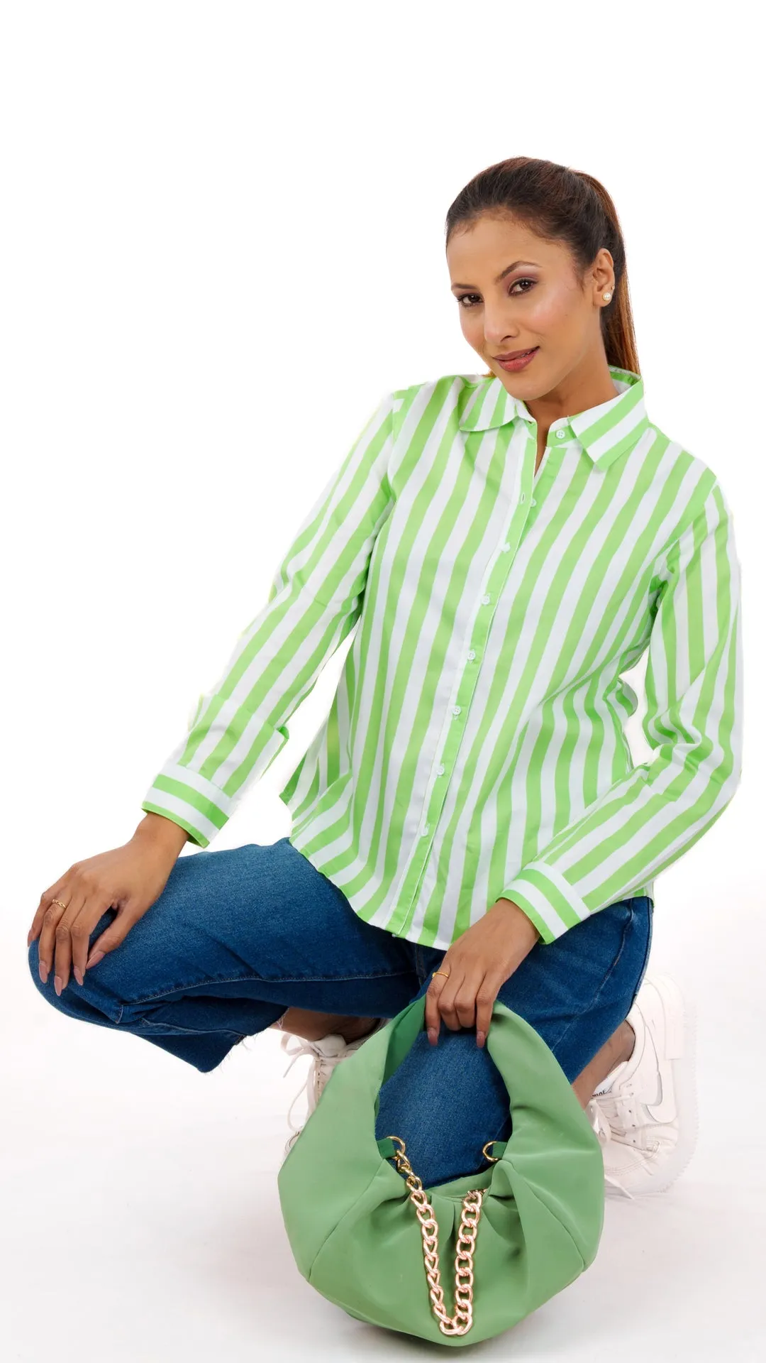 Spring Green Stripes