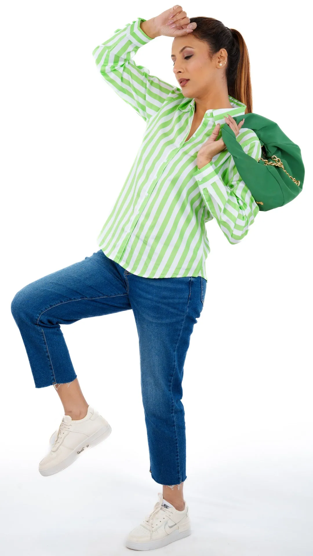 Spring Green Stripes